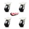 Service Caster 5 Inch Kingpinless Glass Filled Nylon Wheel Swivel Top Plate Caster SCC, 4PK SCC-KP30S520-GFNR-4 - alternate 2